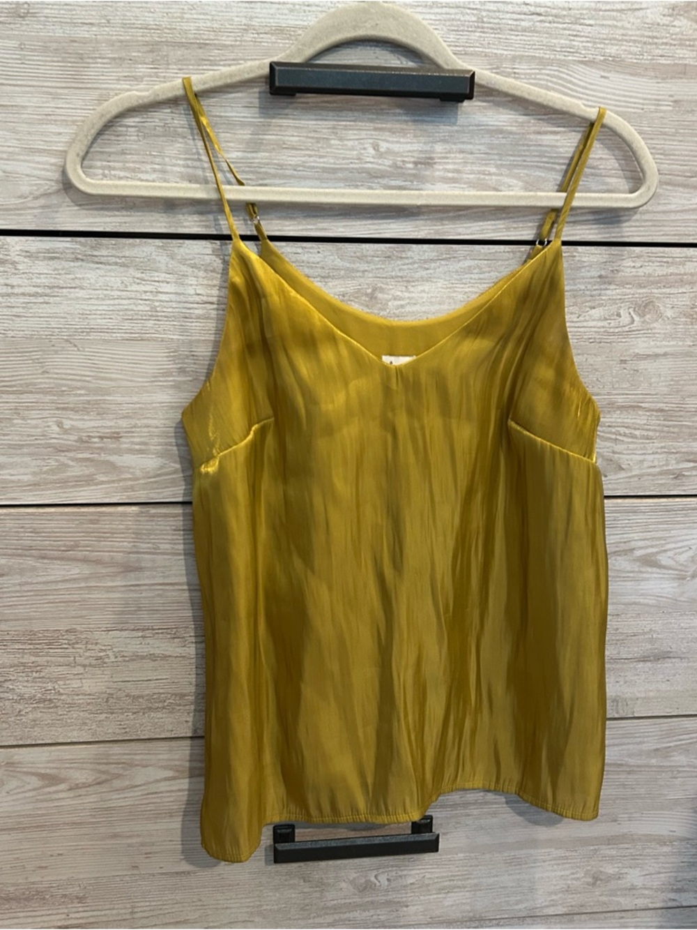 A New Day Yellow
Satin Spaghetti Strap
Tank Top